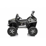 Elektrické autíčko - Mercedes UNIMOG - moro